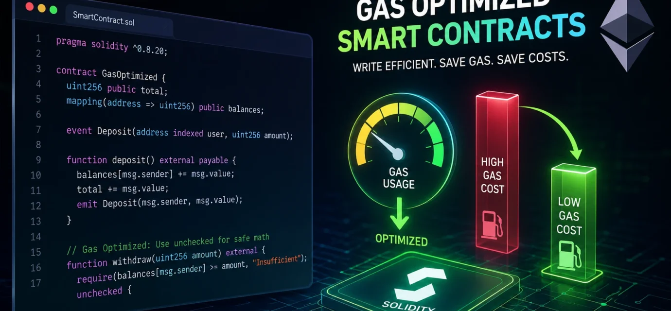 Gas Optimized Smart Contracts