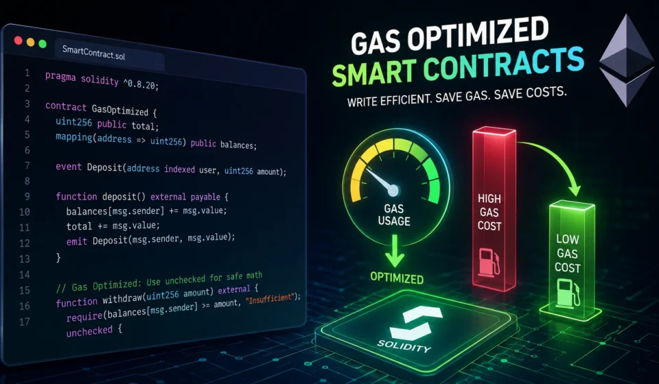 Gas Optimized Smart Contracts